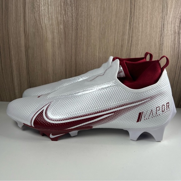 Nike Vapor Edge Pro 360 Football Cleats White Red Crimson CV6345-105 Men’s 14 - Picture 5 of 10